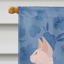 Load image into Gallery viewer, Sphynx Cat Welcome Flag Canvas House Size CK4990CHF