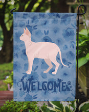 Load image into Gallery viewer, Sphynx Cat Welcome Garden Flag - Outdoor Decorative Yard Flag CK4990GF