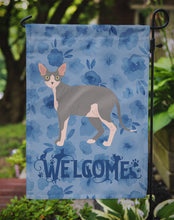 Load image into Gallery viewer, Sphynx #2 Cat Welcome Garden Flag - Outdoor Decorative Yard Flag CK4991GF