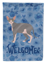 Load image into Gallery viewer, Sphynx #2 Cat Welcome Garden Flag - Outdoor Decorative Yard Flag CK4991GF
