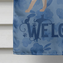 Load image into Gallery viewer, Thai Lilac Cat Welcome Flag Canvas House Size CK4993CHF