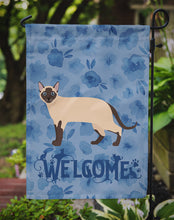 Load image into Gallery viewer, Tonkinese Cat Welcome Garden Flag - Outdoor Decorative Yard Flag CK4995GF