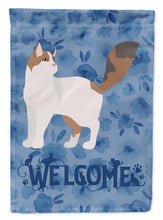 Load image into Gallery viewer, Turkish Van Cat Welcome Garden Flag - Outdoor Decorative Yard Flag CK4999GF