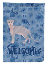 Load image into Gallery viewer, Ukrainian Levkoy Cat Welcome Garden Flag - Outdoor Decorative Yard Flag CK5001GF