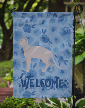Load image into Gallery viewer, Ukrainian Levkoy #2 Cat Welcome Garden Flag - Outdoor Decorative Yard Flag CK5002GF