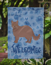 Load image into Gallery viewer, York Chocolate #1 Cat Welcome Garden Flag - Outdoor Decorative Yard Flag CK5003GF