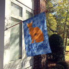Load image into Gallery viewer, Abyssinian Cat Welcome Flag Canvas House Size CK5005CHF
