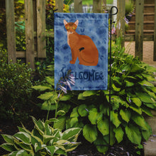 Load image into Gallery viewer, Abyssinian Cat Welcome Garden Flag - Outdoor Decorative Yard Flag CK5005GF