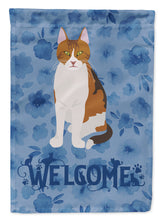 Load image into Gallery viewer, Aegean Cat Welcome Garden Flag - Outdoor Decorative Yard Flag CK5006GF