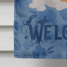 Load image into Gallery viewer, American Curl Cat Welcome Flag Canvas House Size CK5007CHF