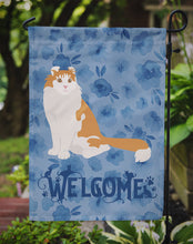 Load image into Gallery viewer, American Curl Cat Welcome Garden Flag - Outdoor Decorative Yard Flag CK5007GF