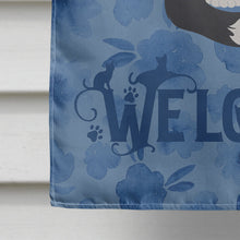 Load image into Gallery viewer, American Polydactyl Cat Welcome Flag Canvas House Size CK5008CHF