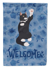 Load image into Gallery viewer, American Polydactyl Cat Welcome Flag Canvas House Size CK5008CHF