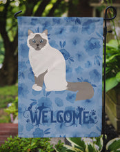 Load image into Gallery viewer, Birman Cat Welcome Garden Flag - Outdoor Decorative Yard Flag CK5014GF