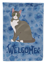 Load image into Gallery viewer, Brazilian Shorthair Cat Welcome Garden Flag - Outdoor Decorative Yard Flag CK5015GF