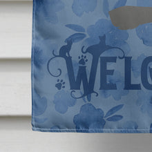 Load image into Gallery viewer, British Semi Longhair Cat Welcome Flag Canvas House Size CK5016CHF
