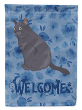 Load image into Gallery viewer, British Shorthair Cat Welcome Flag Canvas House Size CK5017CHF