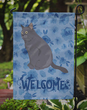 Load image into Gallery viewer, British Shorthair Cat Welcome Garden Flag - Outdoor Decorative Yard Flag CK5017GF