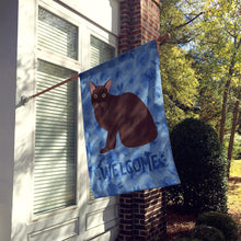 Load image into Gallery viewer, Burmese Cat Welcome Flag Canvas House Size CK5019CHF