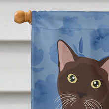 Load image into Gallery viewer, Burmese Cat Welcome Flag Canvas House Size CK5019CHF