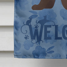 Load image into Gallery viewer, Burmese Cat Welcome Flag Canvas House Size CK5019CHF