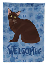 Load image into Gallery viewer, Burmese Cat Welcome Garden Flag - Outdoor Decorative Yard Flag CK5019GF