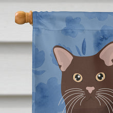 Load image into Gallery viewer, Burmese #2 Cat Welcome Flag Canvas House Size CK5020CHF