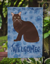 Load image into Gallery viewer, Burmese #2 Cat Welcome Garden Flag - Outdoor Decorative Yard Flag CK5020GF