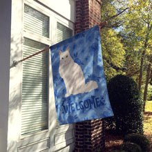 Load image into Gallery viewer, Chantilly Tiffany Cat Welcome Flag Canvas House Size CK5023CHF