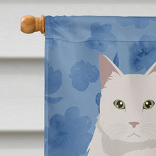 Load image into Gallery viewer, Chantilly Tiffany Cat Welcome Flag Canvas House Size CK5023CHF