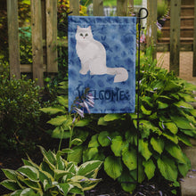 Load image into Gallery viewer, Chinchilla Persian Longhair Cat Welcome Garden Flag - Outdoor Decorative Yard Flag CK5024GF