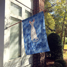 Load image into Gallery viewer, Devon Rex #2 Cat Welcome Flag Canvas House Size CK5029CHF
