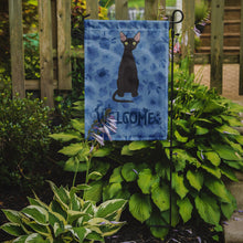 Load image into Gallery viewer, Devon Rex #3 Cat Welcome Garden Flag - Outdoor Decorative Yard Flag CK5030GF