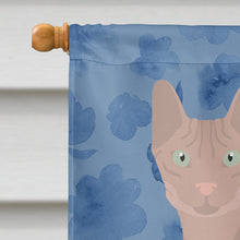 Load image into Gallery viewer, Don Sphynx Cat Welcome Flag Canvas House Size CK5031CHF