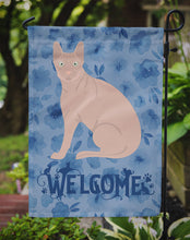 Load image into Gallery viewer, Don Sphynx Cat Welcome Garden Flag - Outdoor Decorative Yard Flag CK5031GF