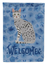 Load image into Gallery viewer, Egyptian Mau Cat Welcome Flag Canvas House Size CK5032CHF