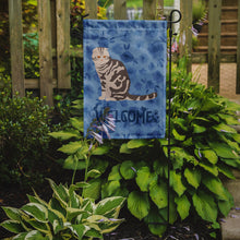 Load image into Gallery viewer, Foldex Exotic Fold Cat Welcome Garden Flag - Outdoor Decorative Yard Flag CK5034GF