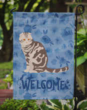 Load image into Gallery viewer, Foldex Exotic Fold Cat Welcome Garden Flag - Outdoor Decorative Yard Flag CK5034GF