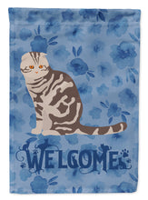 Load image into Gallery viewer, Foldex Exotic Fold Cat Welcome Garden Flag - Outdoor Decorative Yard Flag CK5034GF