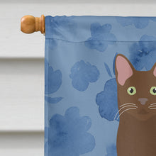 Load image into Gallery viewer, Havana Brown Cat Welcome Flag Canvas House Size CK5036CHF