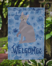 Load image into Gallery viewer, Korat Cat Welcome Garden Flag - Outdoor Decorative Yard Flag CK5039GF