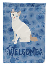 Load image into Gallery viewer, Korean Bobtail Cat Welcome Flag Canvas House Size CK5040CHF
