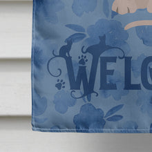Load image into Gallery viewer, Minskin Cat Welcome Flag Canvas House Size CK5042CHF