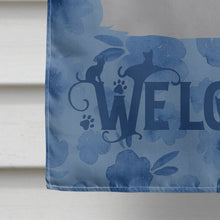 Load image into Gallery viewer, Norwegian Forest Cat Welcome Flag Canvas House Size CK5044CHF