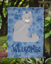 Load image into Gallery viewer, Norwegian Forest Cat Welcome Garden Flag - Outdoor Decorative Yard Flag CK5044GF