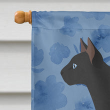 Load image into Gallery viewer, Ojos Azules Cat Welcome Flag Canvas House Size CK5047CHF