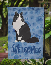 Load image into Gallery viewer, Ragamuffin Cat Welcome Garden Flag - Outdoor Decorative Yard Flag CK5053GF