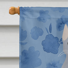 Load image into Gallery viewer, Russian Blue Cat Welcome Flag Canvas House Size CK5054CHF