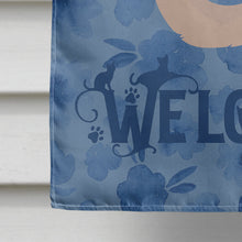 Load image into Gallery viewer, Scottish Fold Cat Welcome Flag Canvas House Size CK5055CHF