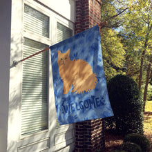 Load image into Gallery viewer, Selkirk Rex Cat Welcome Flag Canvas House Size CK5056CHF